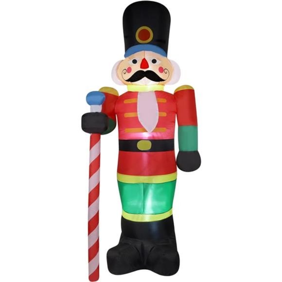 Holiday 8 Ft Christmas Inflatable Nutcracker Soldier Outdoor Decor